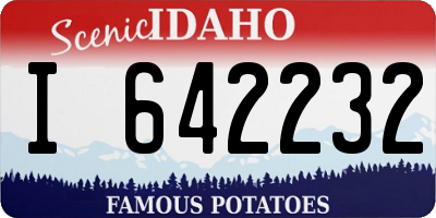 ID license plate I642232