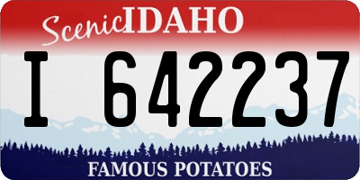 ID license plate I642237