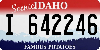 ID license plate I642246