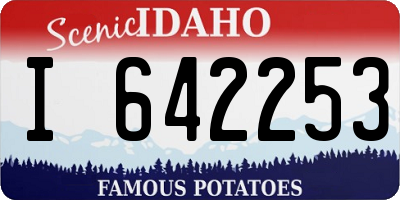 ID license plate I642253