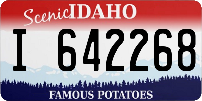 ID license plate I642268