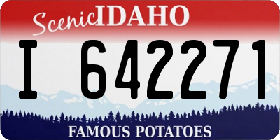 ID license plate I642271