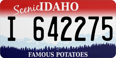 ID license plate I642275