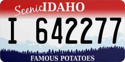 ID license plate I642277