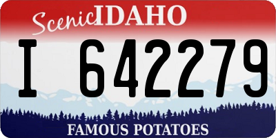 ID license plate I642279