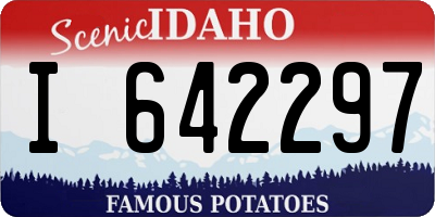 ID license plate I642297