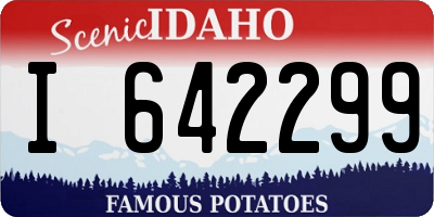 ID license plate I642299