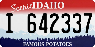 ID license plate I642337