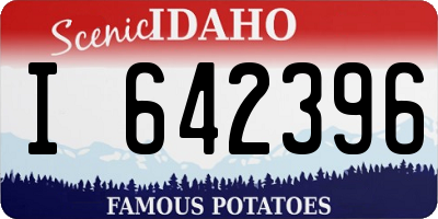 ID license plate I642396