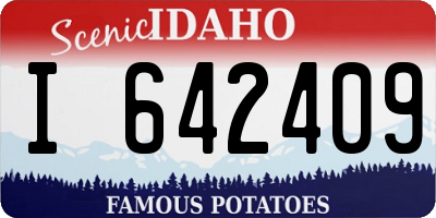 ID license plate I642409