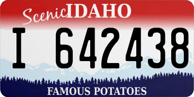 ID license plate I642438