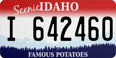ID license plate I642460