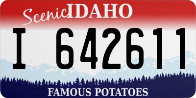 ID license plate I642611