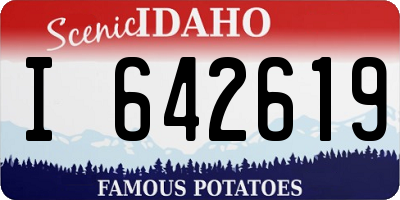 ID license plate I642619