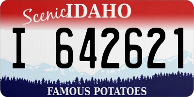 ID license plate I642621