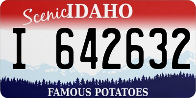 ID license plate I642632