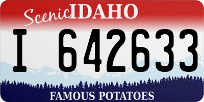 ID license plate I642633
