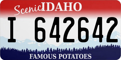 ID license plate I642642