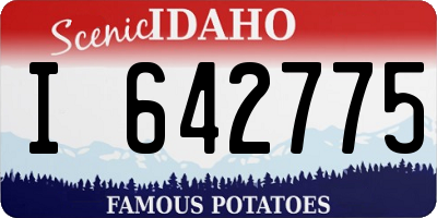 ID license plate I642775