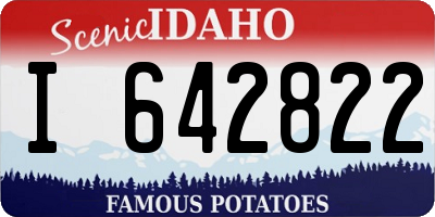 ID license plate I642822