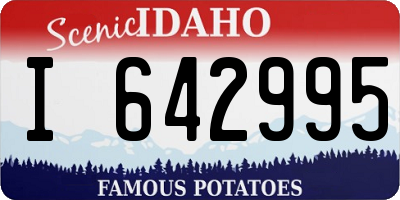 ID license plate I642995