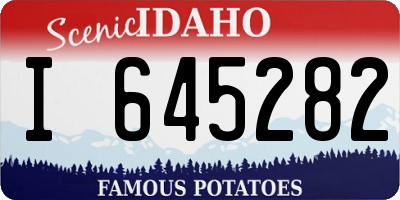 ID license plate I645282