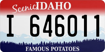 ID license plate I646011