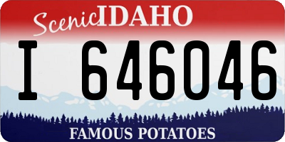 ID license plate I646046
