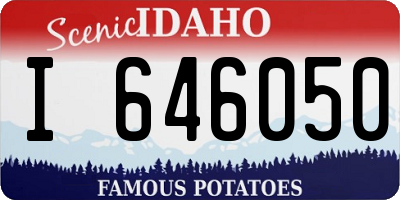 ID license plate I646050