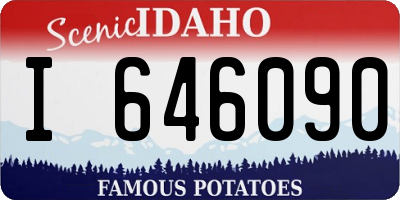 ID license plate I646090