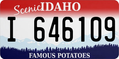 ID license plate I646109