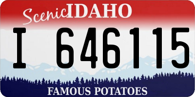 ID license plate I646115