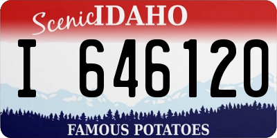 ID license plate I646120