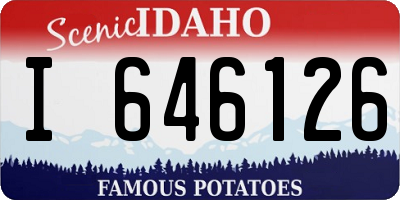 ID license plate I646126