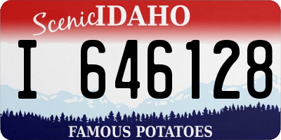 ID license plate I646128