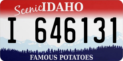 ID license plate I646131