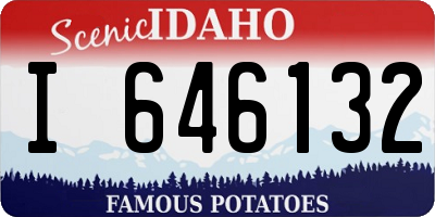 ID license plate I646132