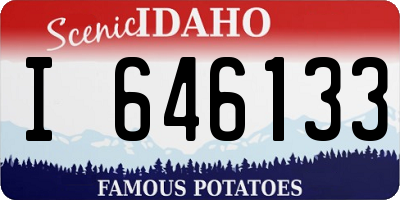 ID license plate I646133