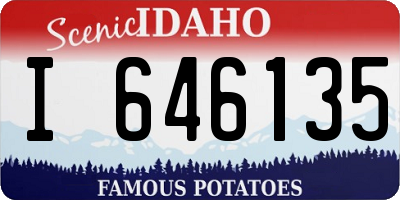 ID license plate I646135