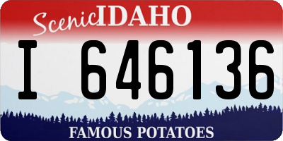 ID license plate I646136