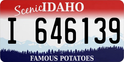 ID license plate I646139