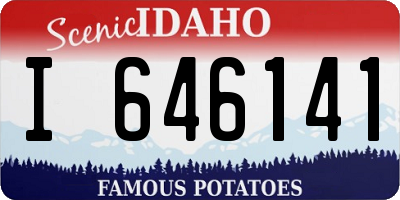 ID license plate I646141