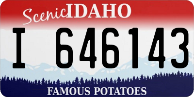 ID license plate I646143