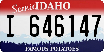 ID license plate I646147