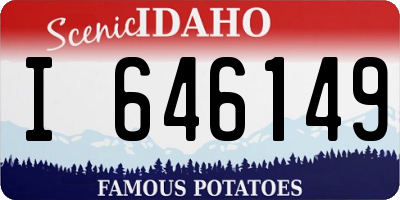 ID license plate I646149