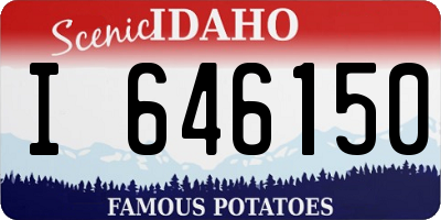 ID license plate I646150