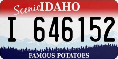 ID license plate I646152