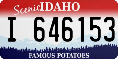 ID license plate I646153