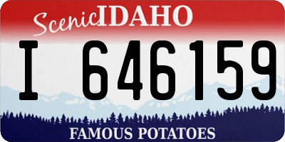 ID license plate I646159