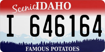 ID license plate I646164